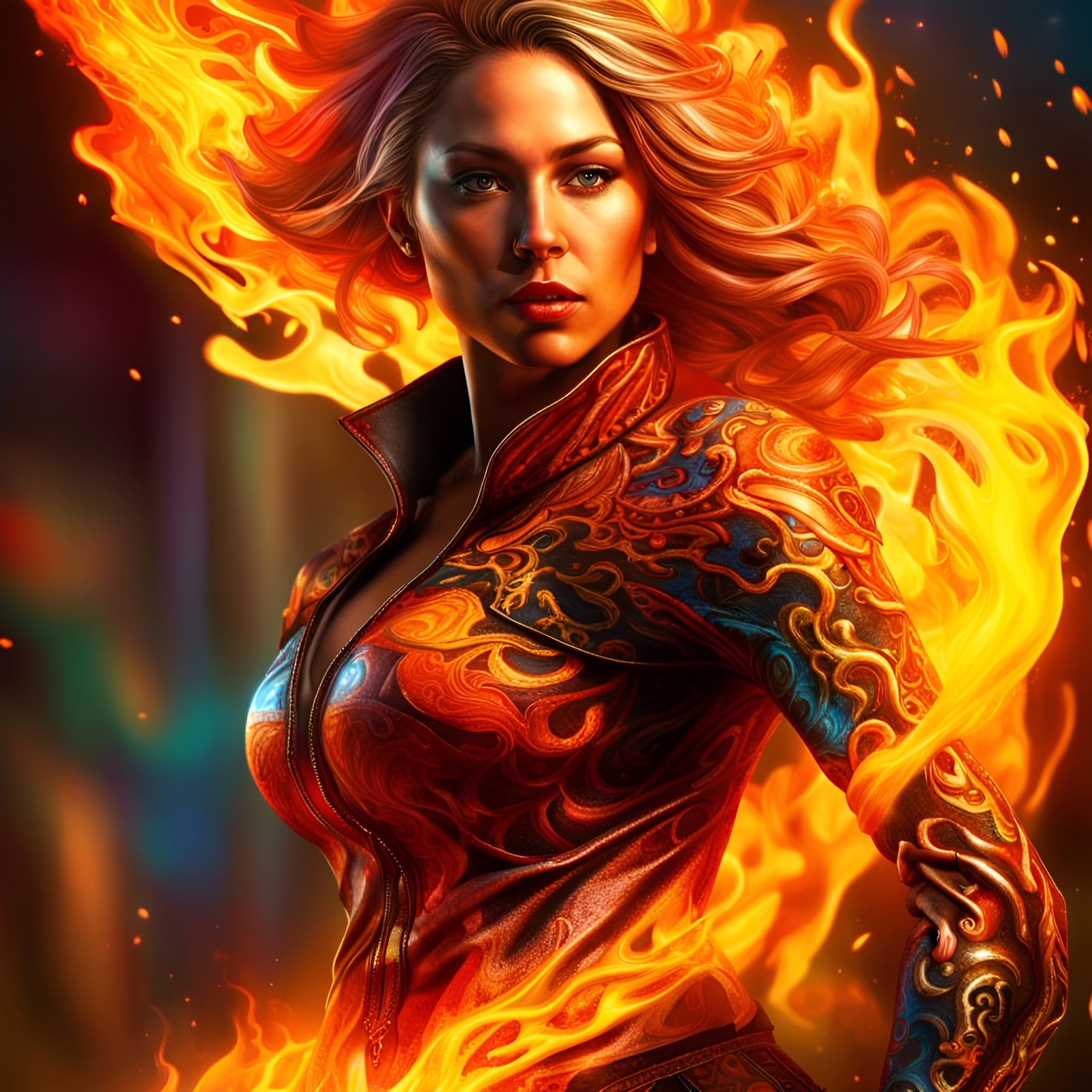 Firestarter AI Generated Artwork NightCafe Creator