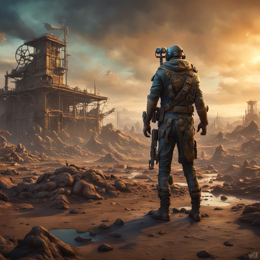 Wasteland Character  by @Keely Chow