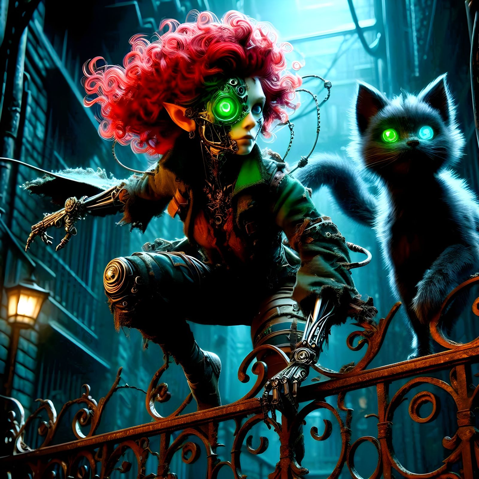 sneaking through the night