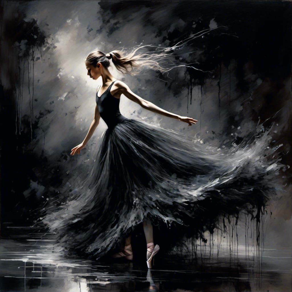 MY GOTHIC BALLERINA  by @STORM NIGHT