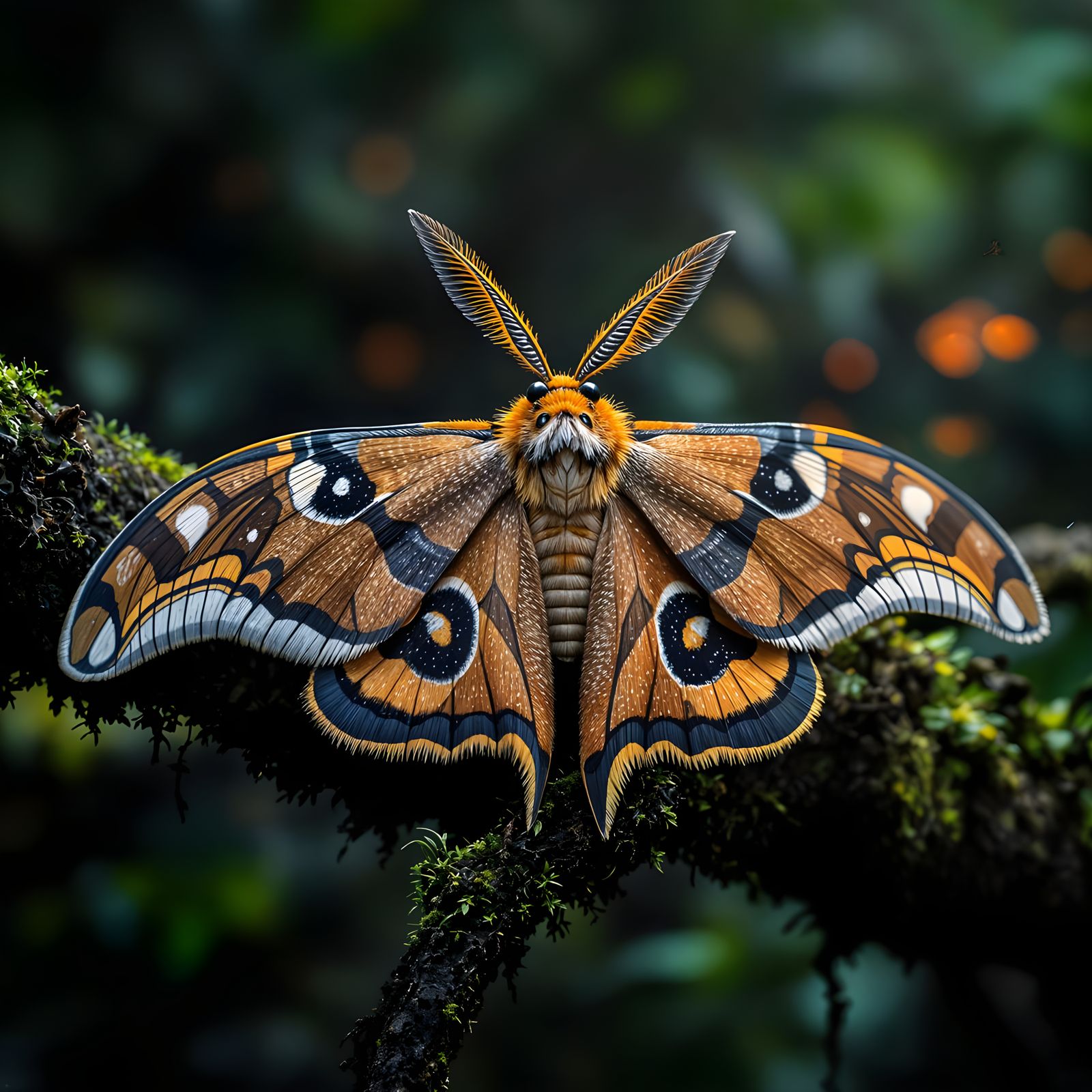 Atlas moth (Attacus atlas)