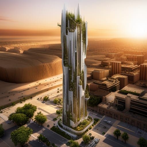Civilization on desert
