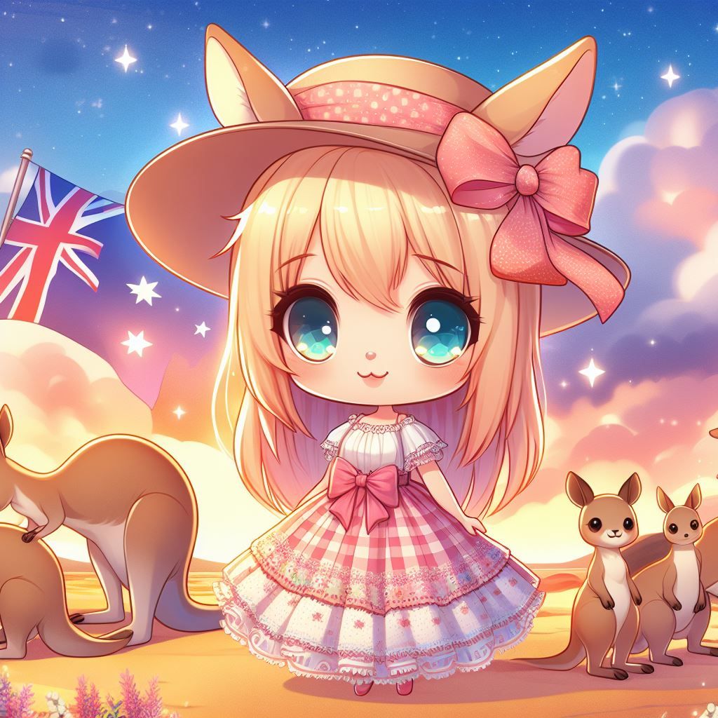 Blonde in AU