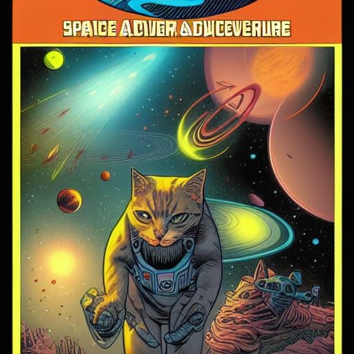 Space cat adventures on planet x