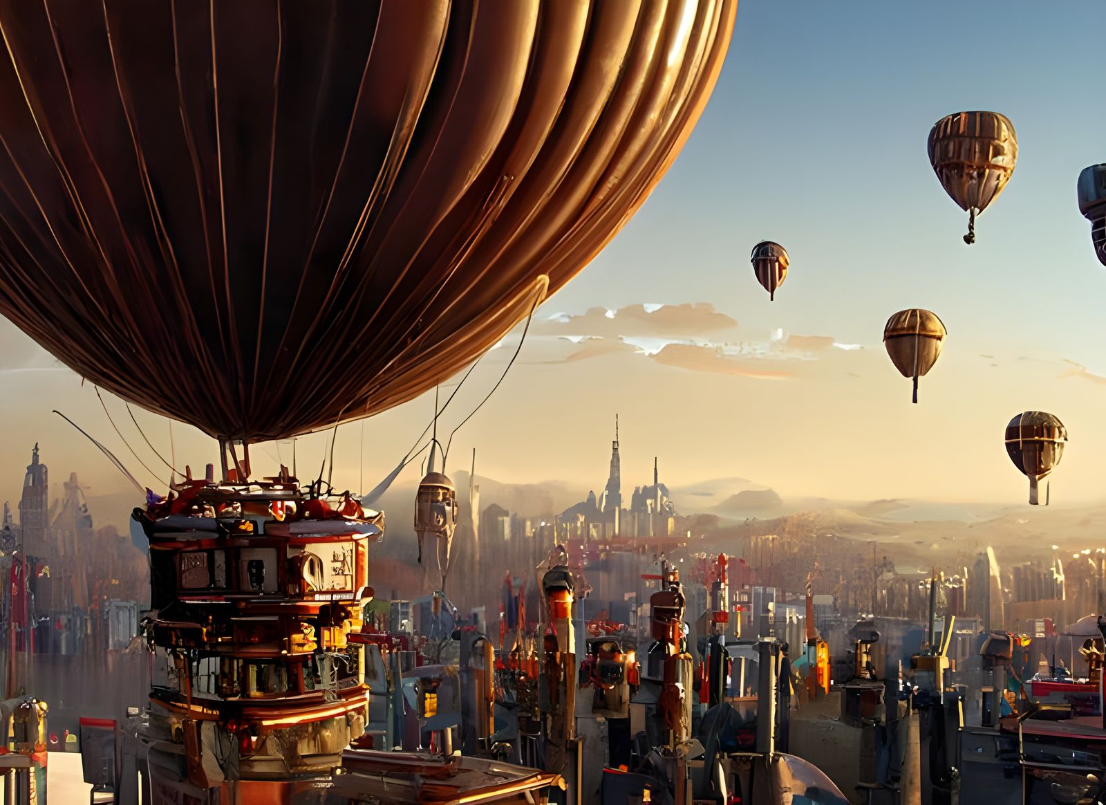 Hot air balloons parade - Coherent