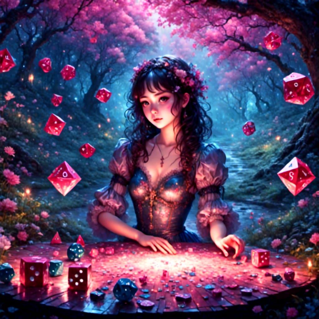 I used to roll the dice, Feel the fear in my enemy's eyes  by @vixyna