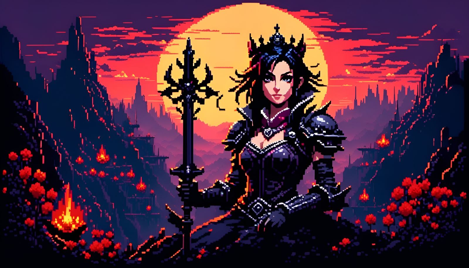 HD 2D Pixel Art