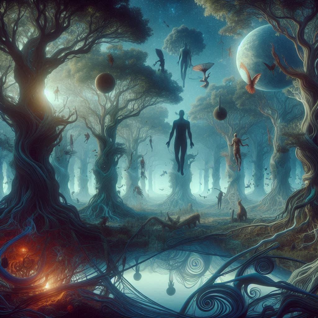 Surrealism and the Forest Mind  by @Kata Lianna Tanaii
