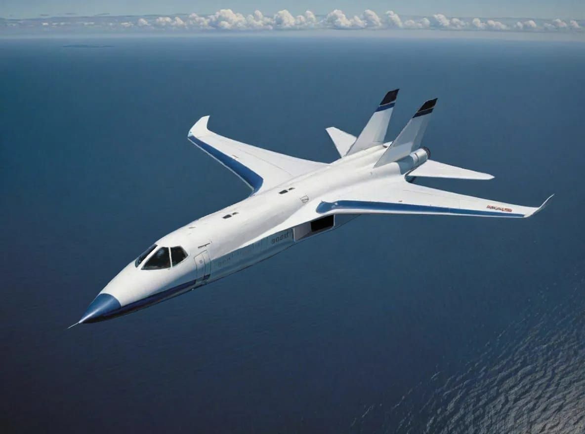 VelocityAir Atlantic Clipper SST (fictional Mach 2.5+ airlin...