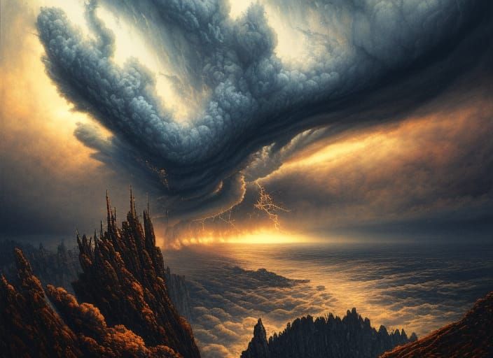 Spooky clouds