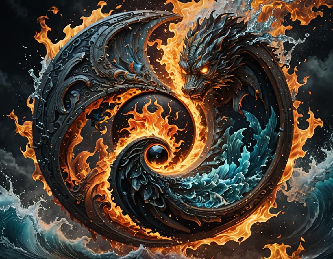 Fire & Water  by @Ross