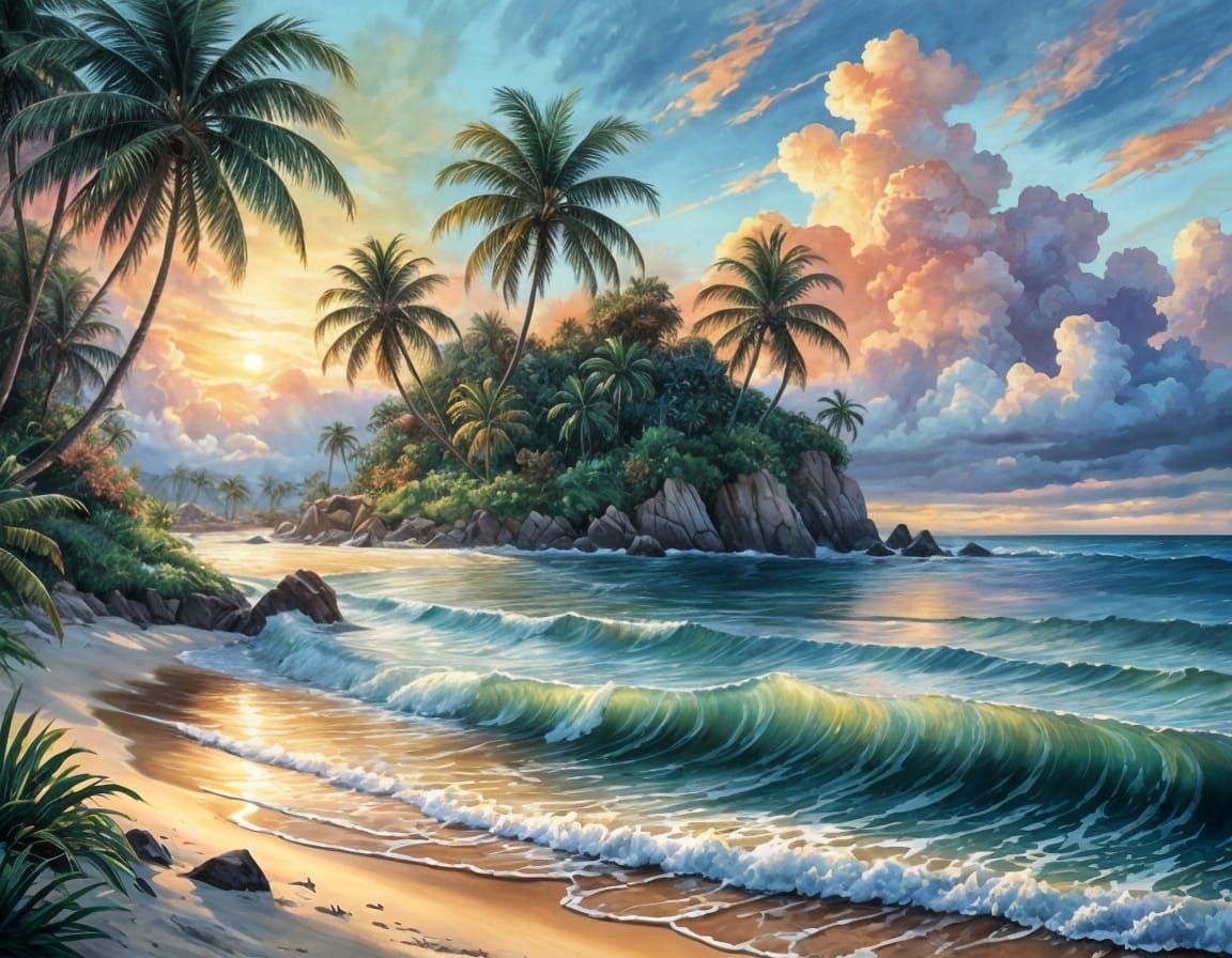 Marmalade Skies & Coconut Trees  by @Sharonjoy