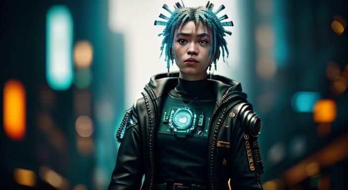 intersection of Biopunk and Cyberpunk , Goddess ,

[

arrest...