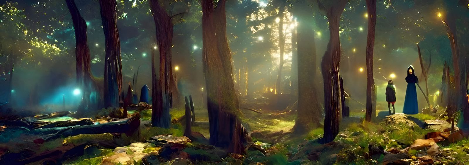 Walking Through a Spooky, Magical Forest  by @Josh
