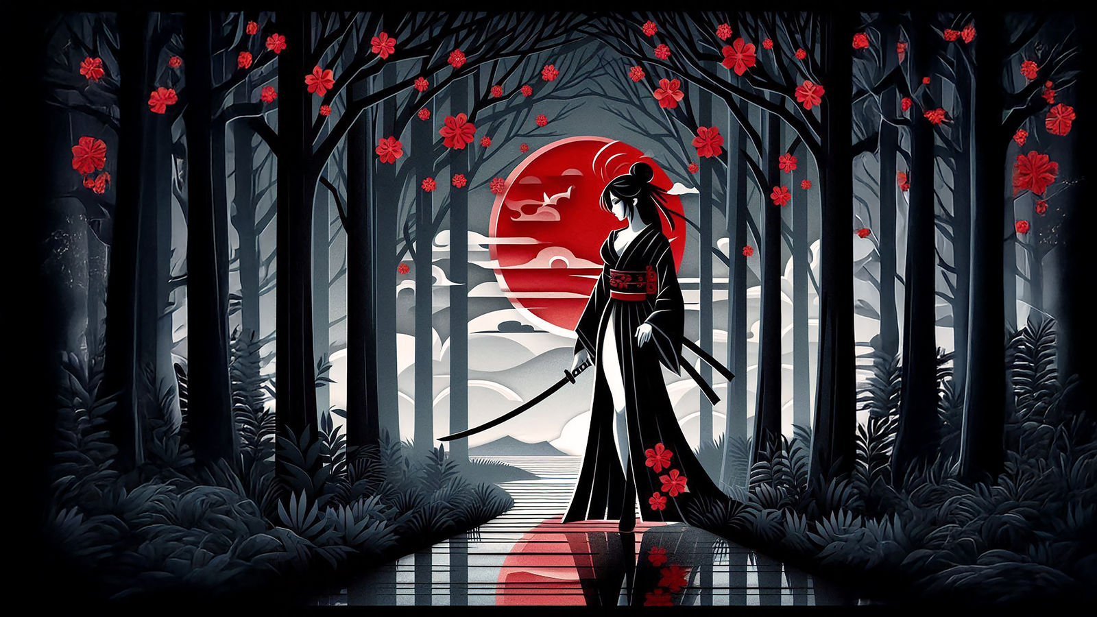 svelte samurai paper cut