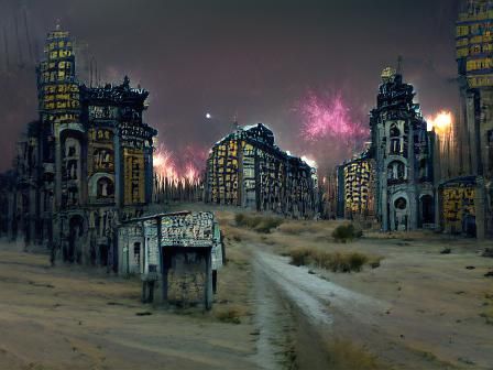 Fireworks at the end of everything