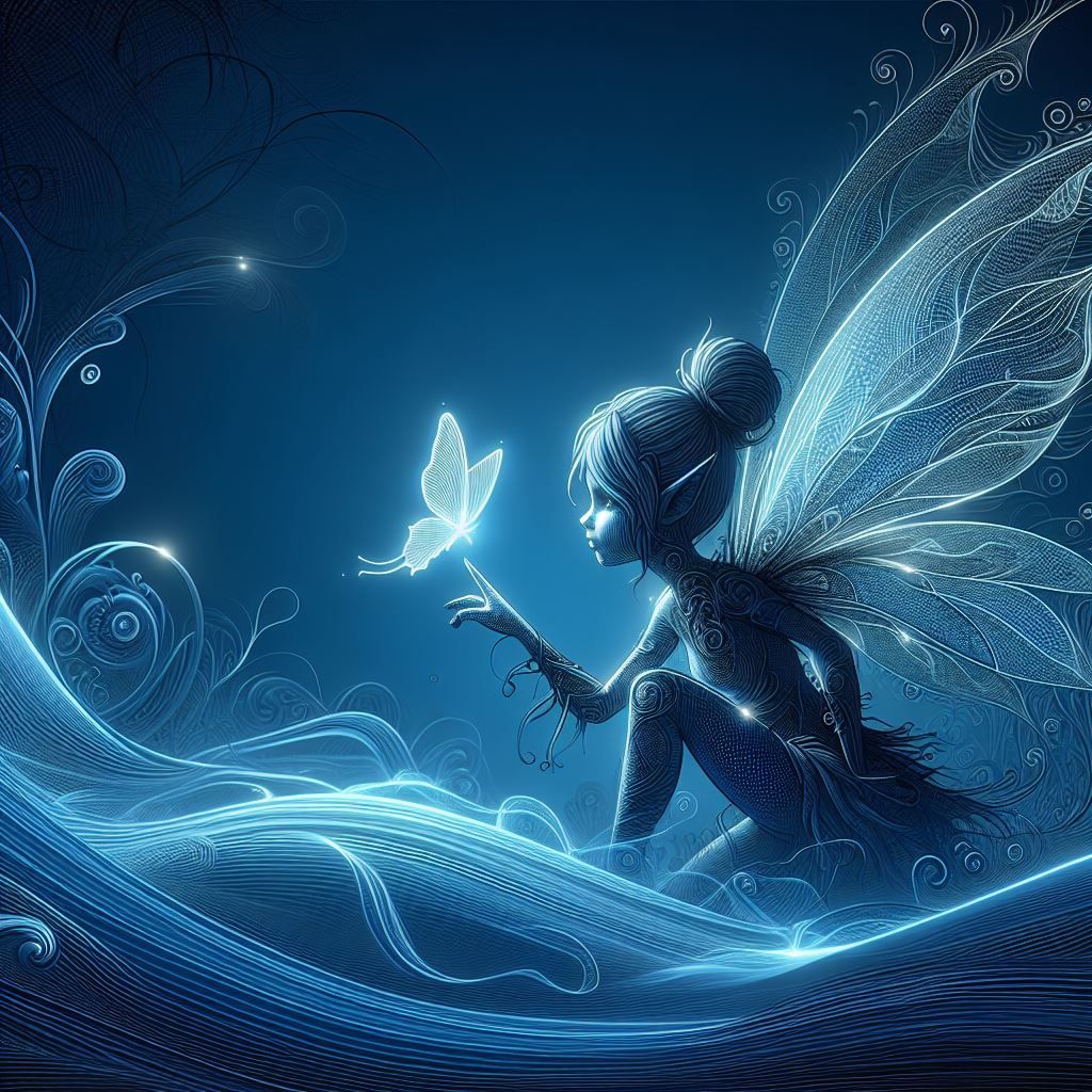 Fairy World in blue tones