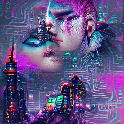 cyberpunk fever dream