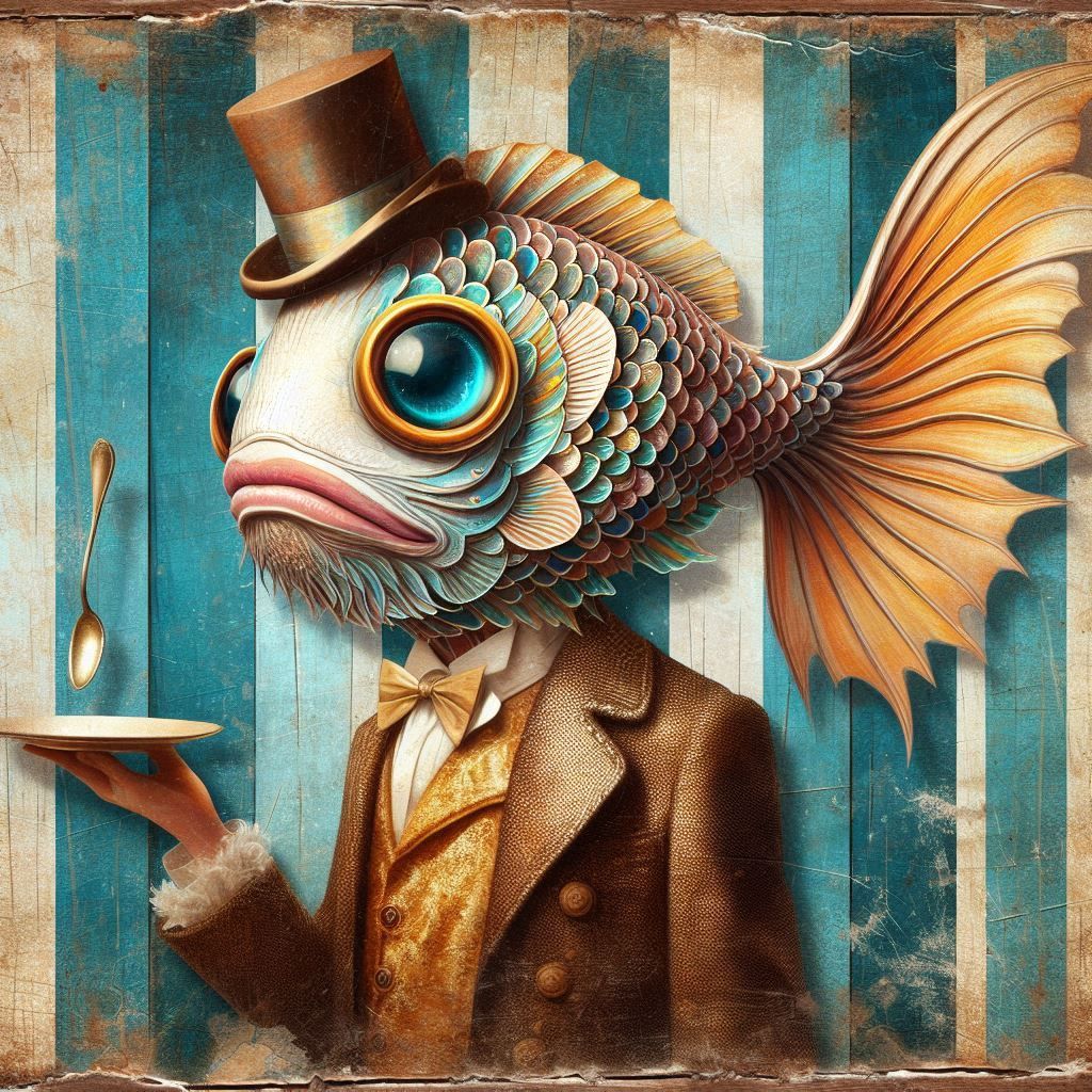 Otto loved to serve his guests gold spoons.