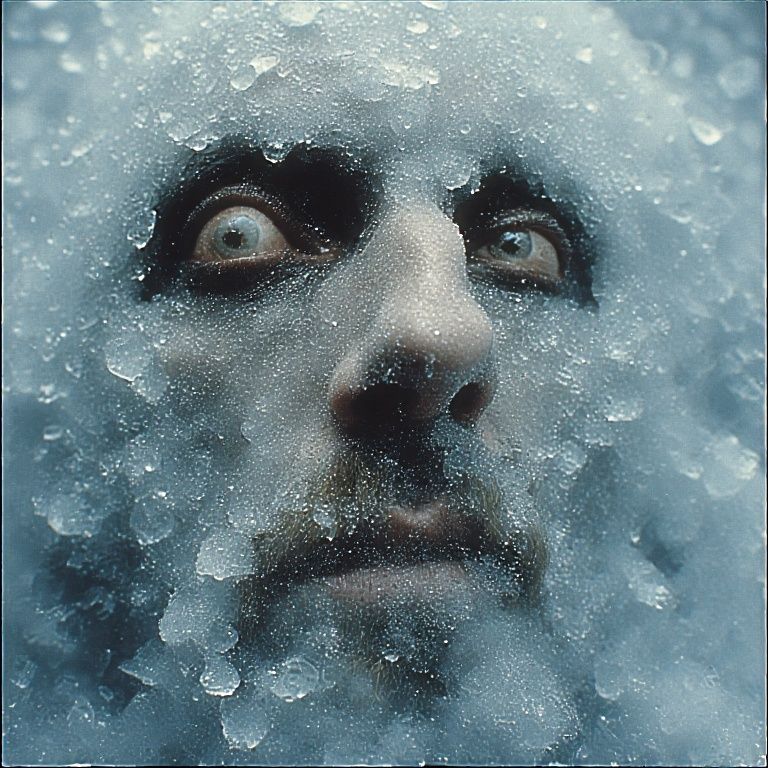 Satan places Judas on 7th level of frozen Hell, his eyes for...