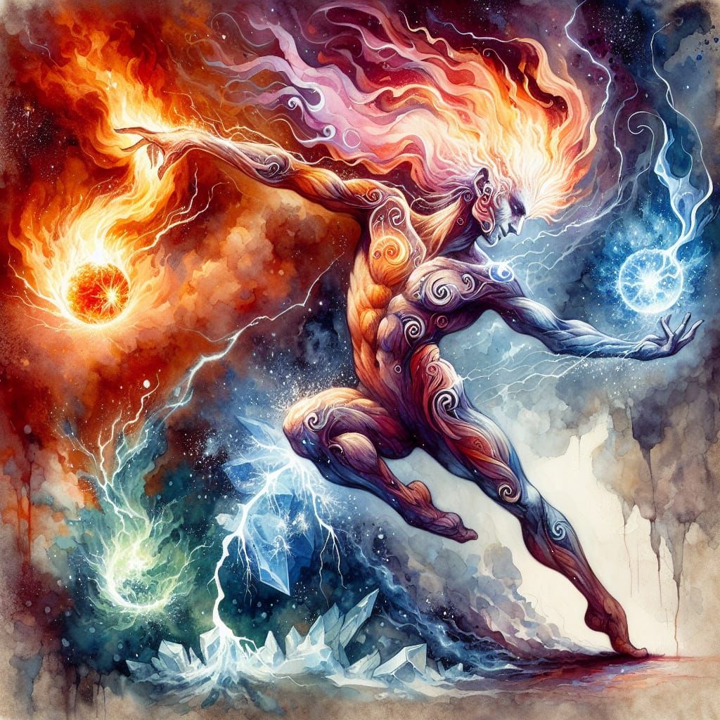 Elemental Dancer  by @Seivitae