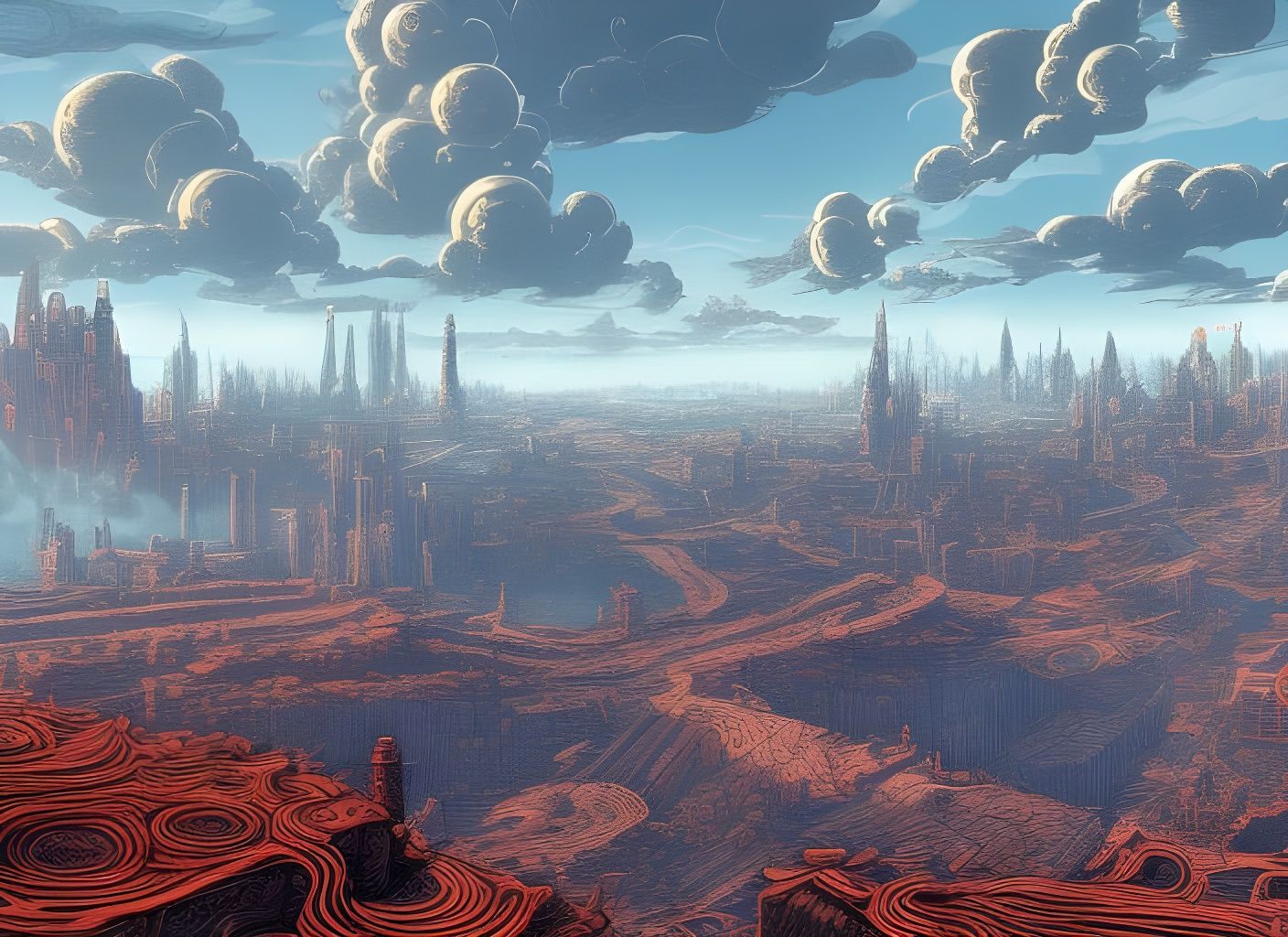 The City at the End of Nowhere  by @The Weaver