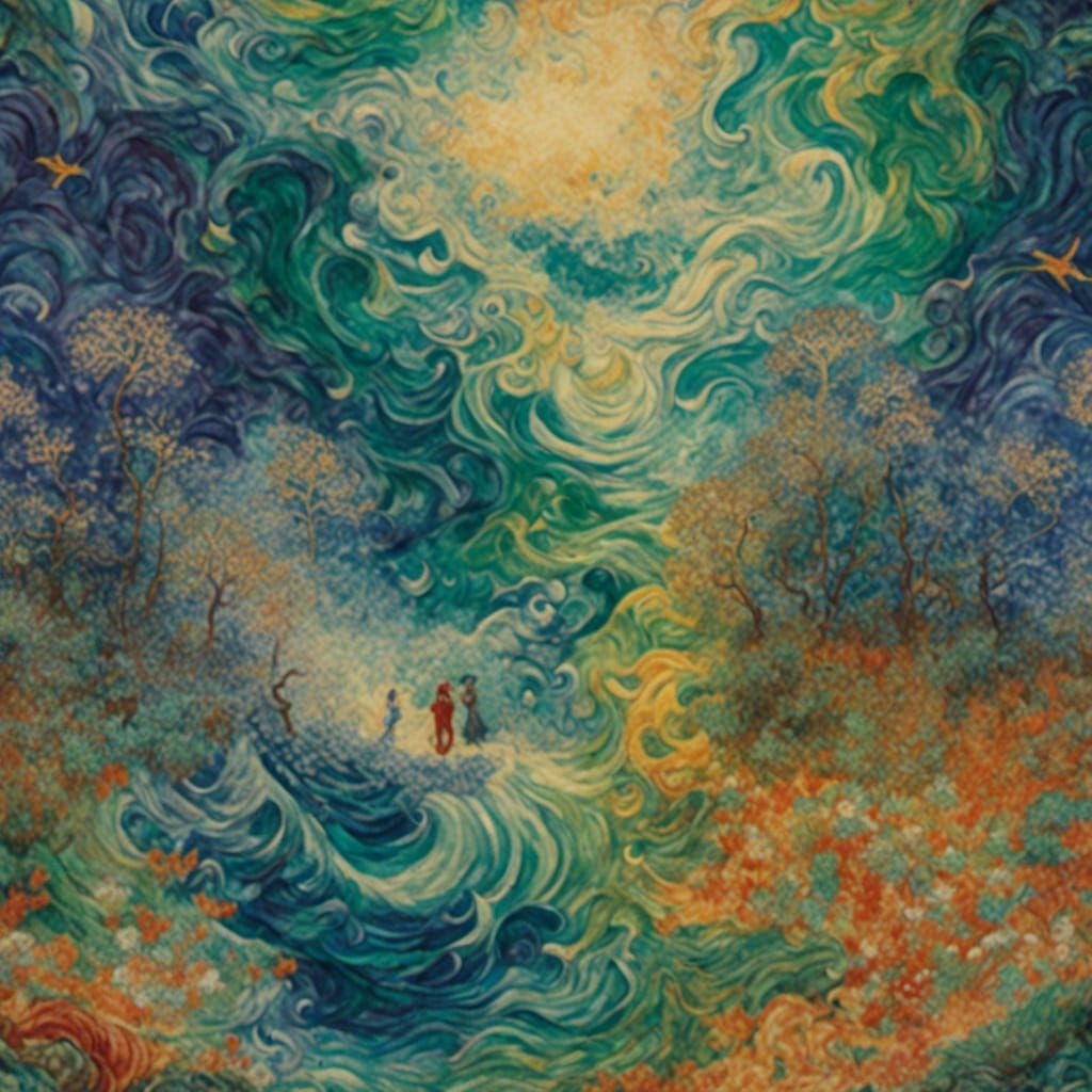 I know where we are...  Look at the map!  Clearly we are in a painting. 