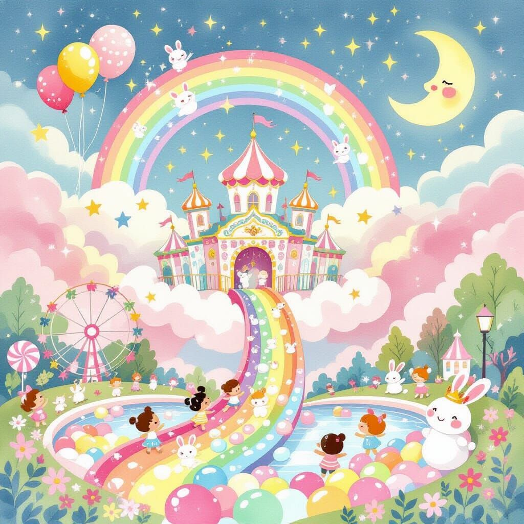 《咻～滑進彩虹的懷抱！》