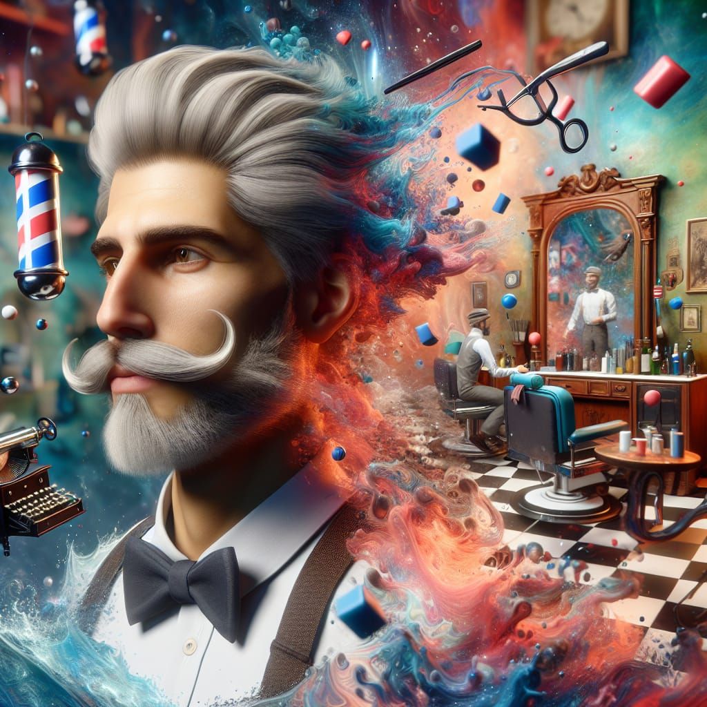 Twain Fades Barber Shop - AI Generated Artwork - NightCafe Creator