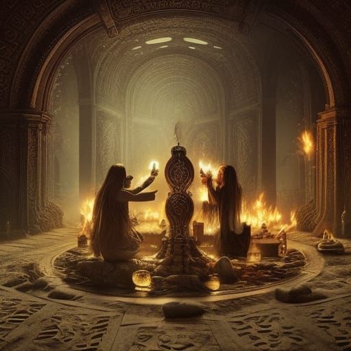 Cult Demon Summoning Ritual