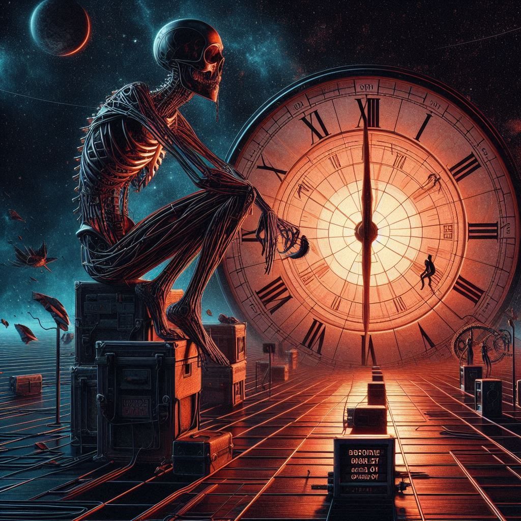 Locked in this state, clocking our time