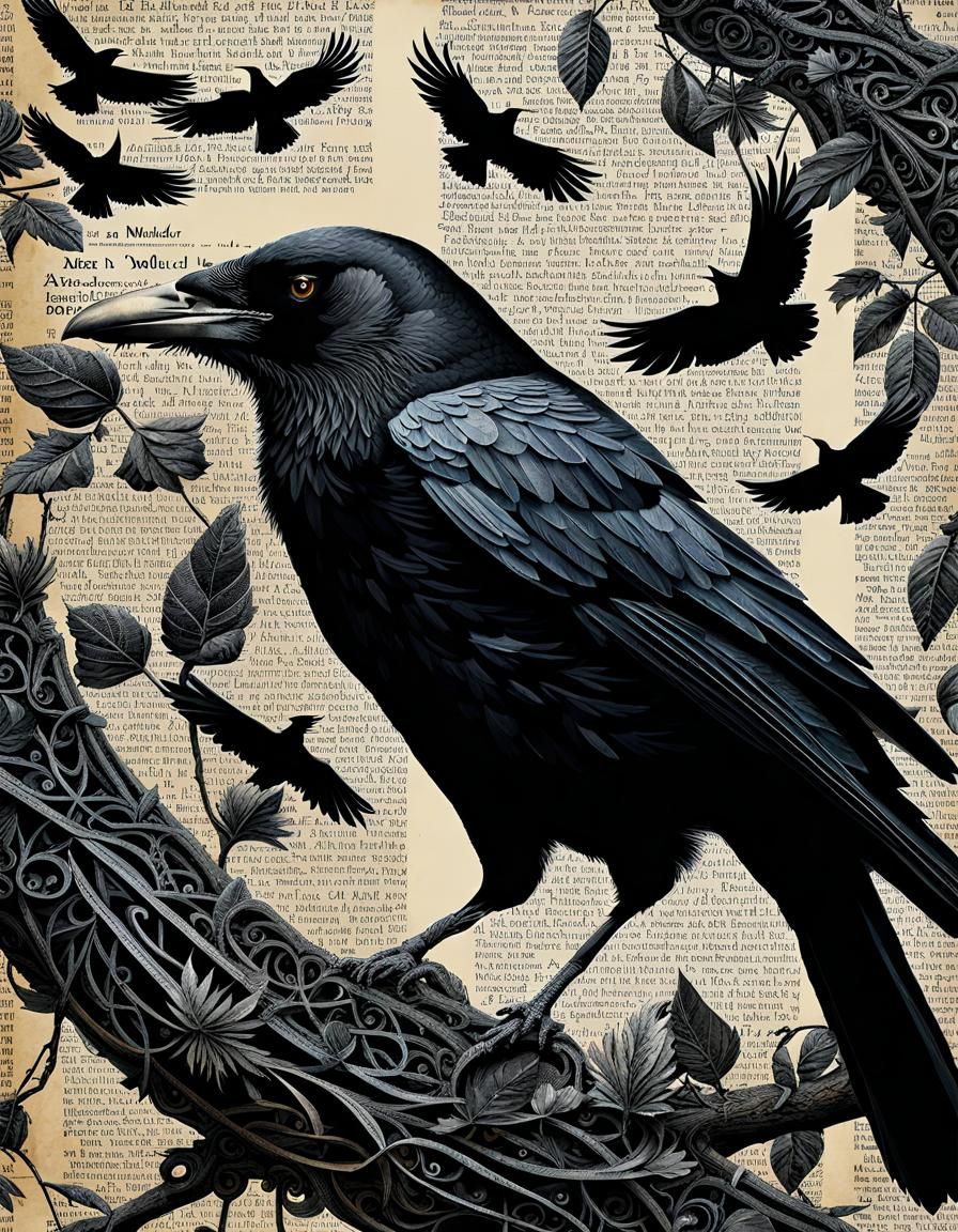 A Murder of Crows  by @MelanieL