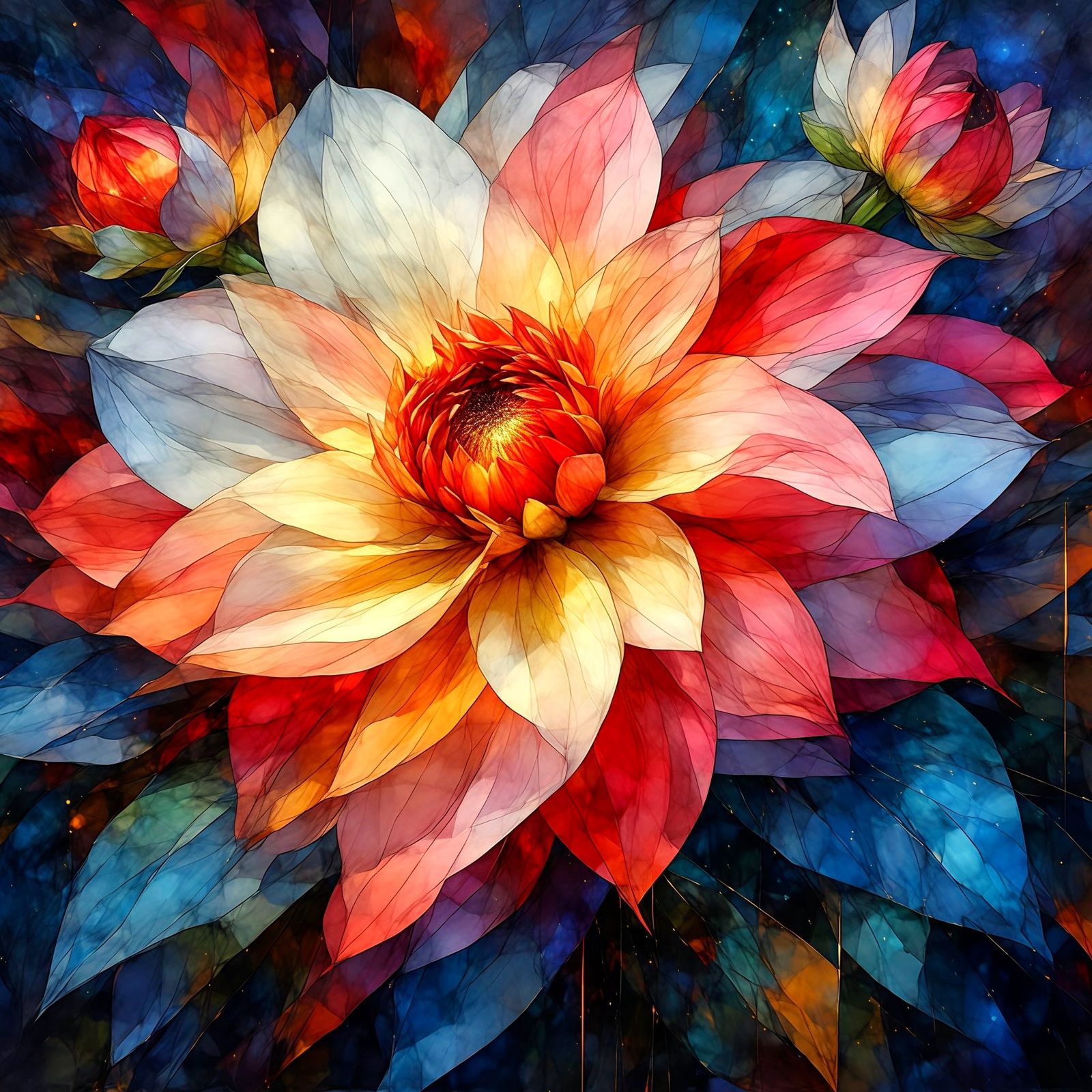 Fun with SD3.5 - Flowers!