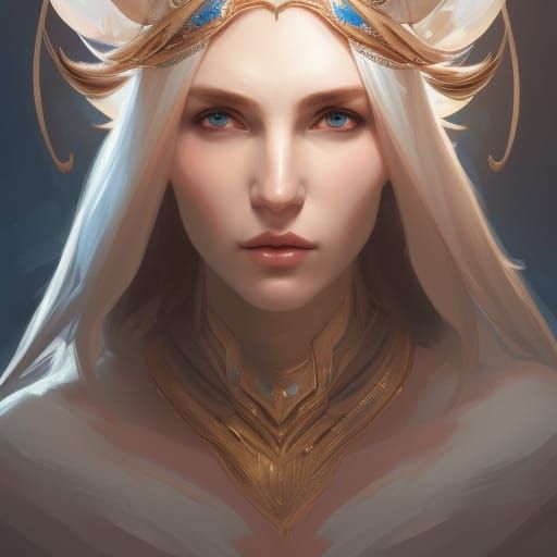 white elf goddess