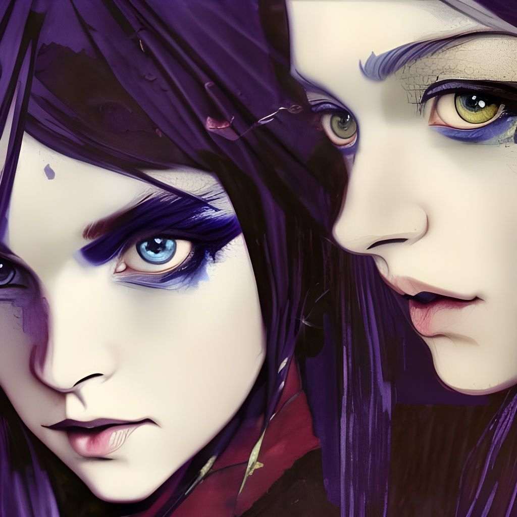 Stylish Watercolor Vampire  9