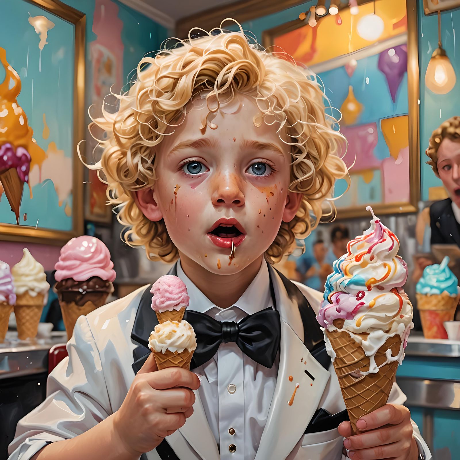 ice cream AI Generated Artwork NightCafe Creator