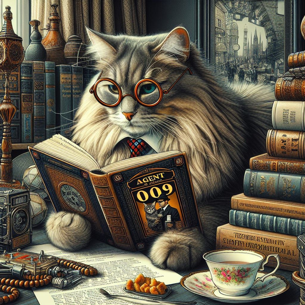 Reading "Agent 009 - The Spy with Nine Lives"  by @Yanciepants