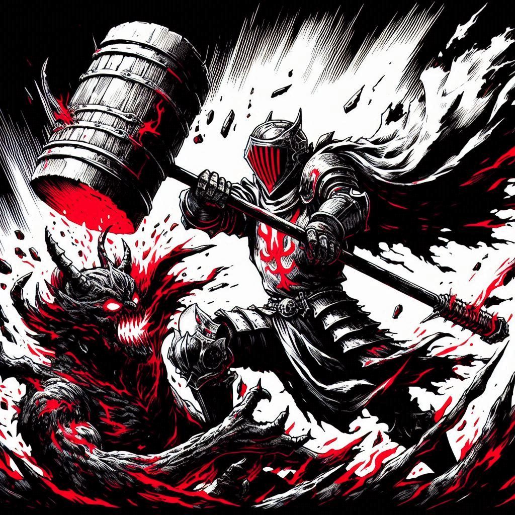 Hammers into the ground (Uploaded)