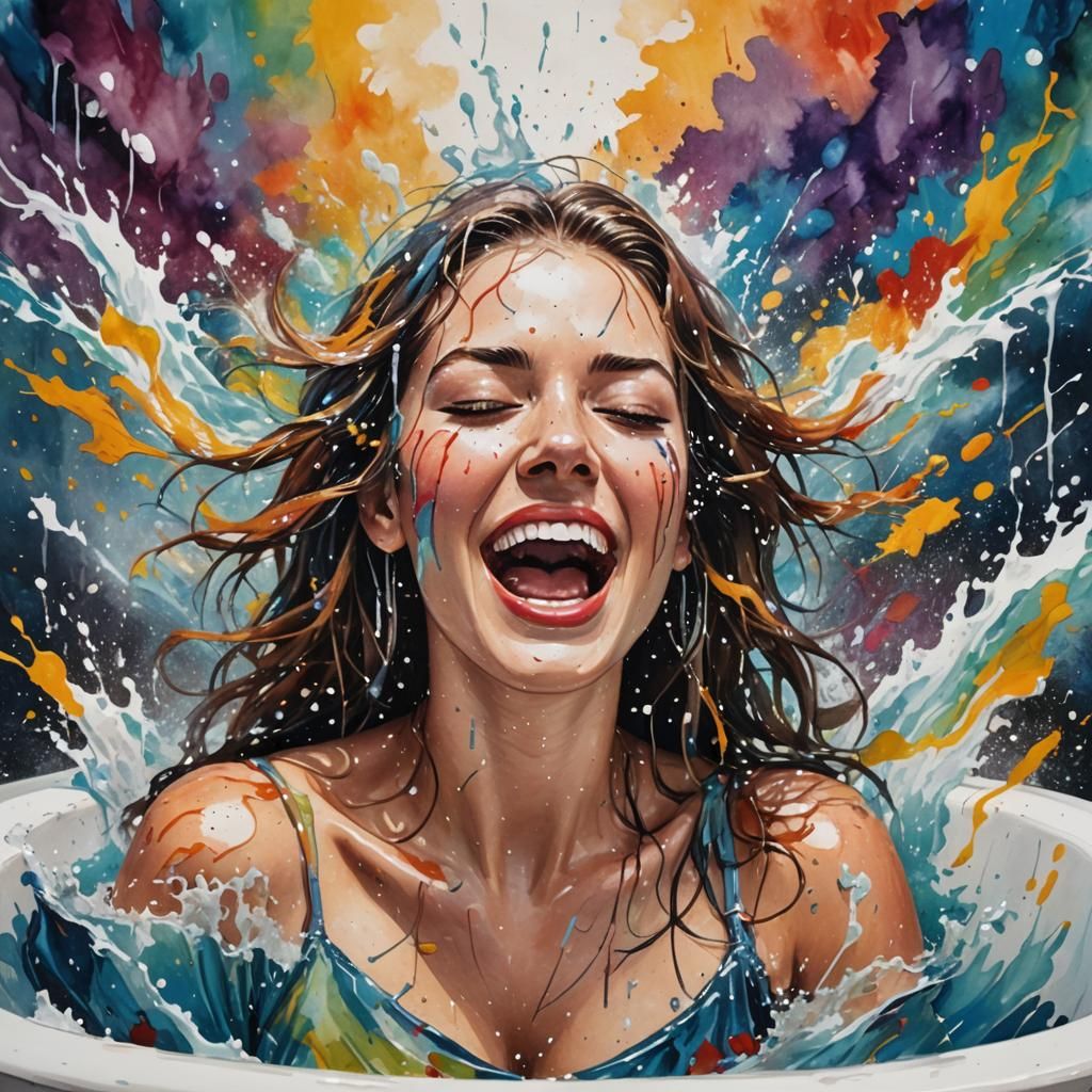 Singing in the bathtub