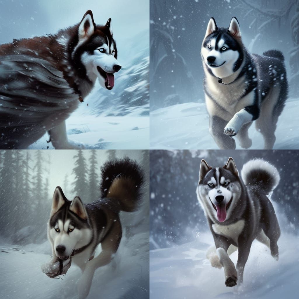 How fast is sales a siberian husky