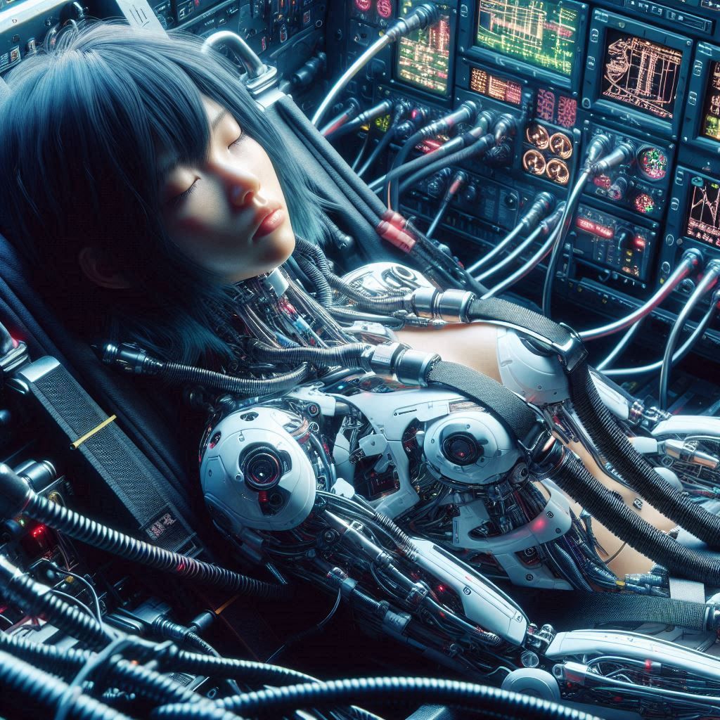 Cyberpunk fighter pilot (7)