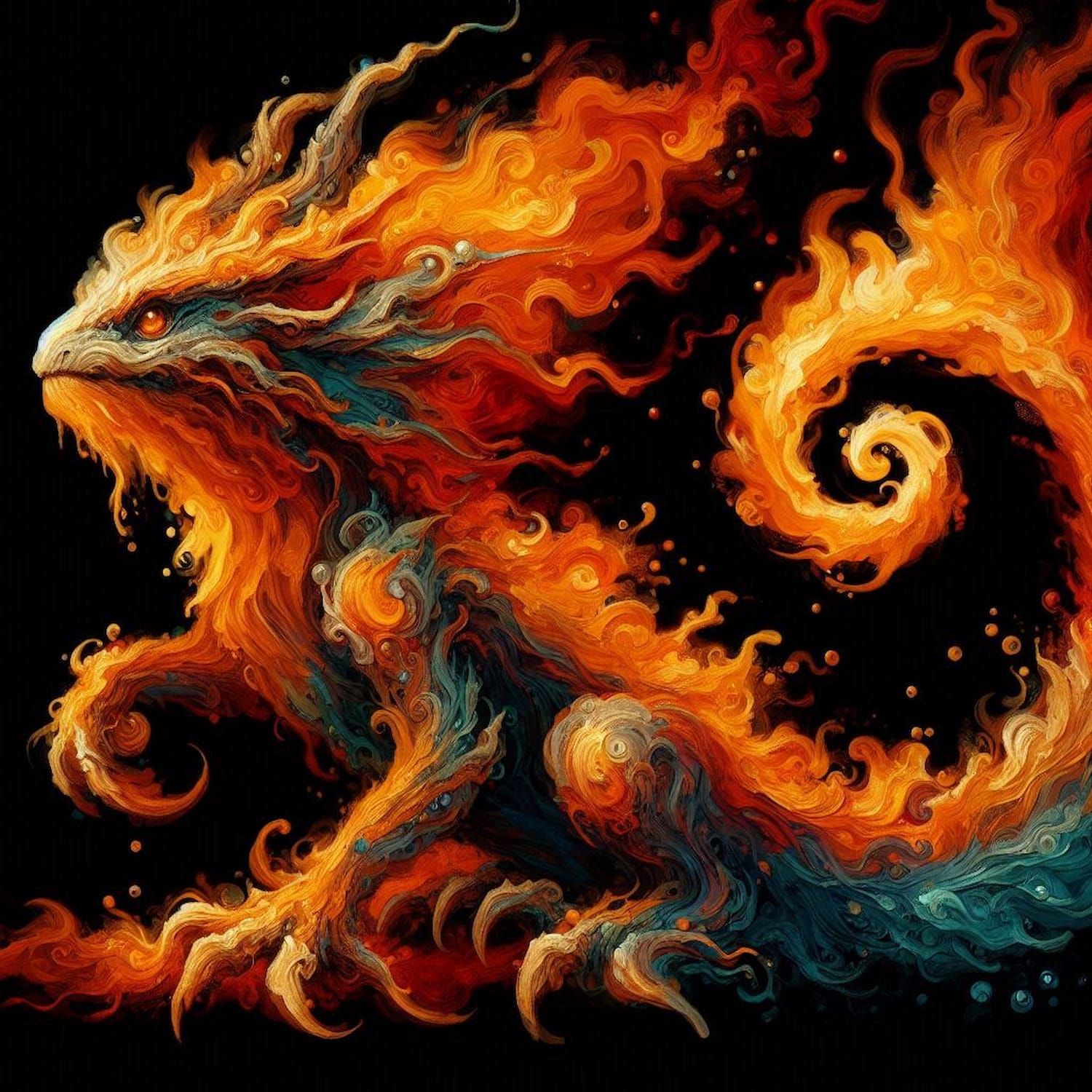 Fire Elemental: Salamander