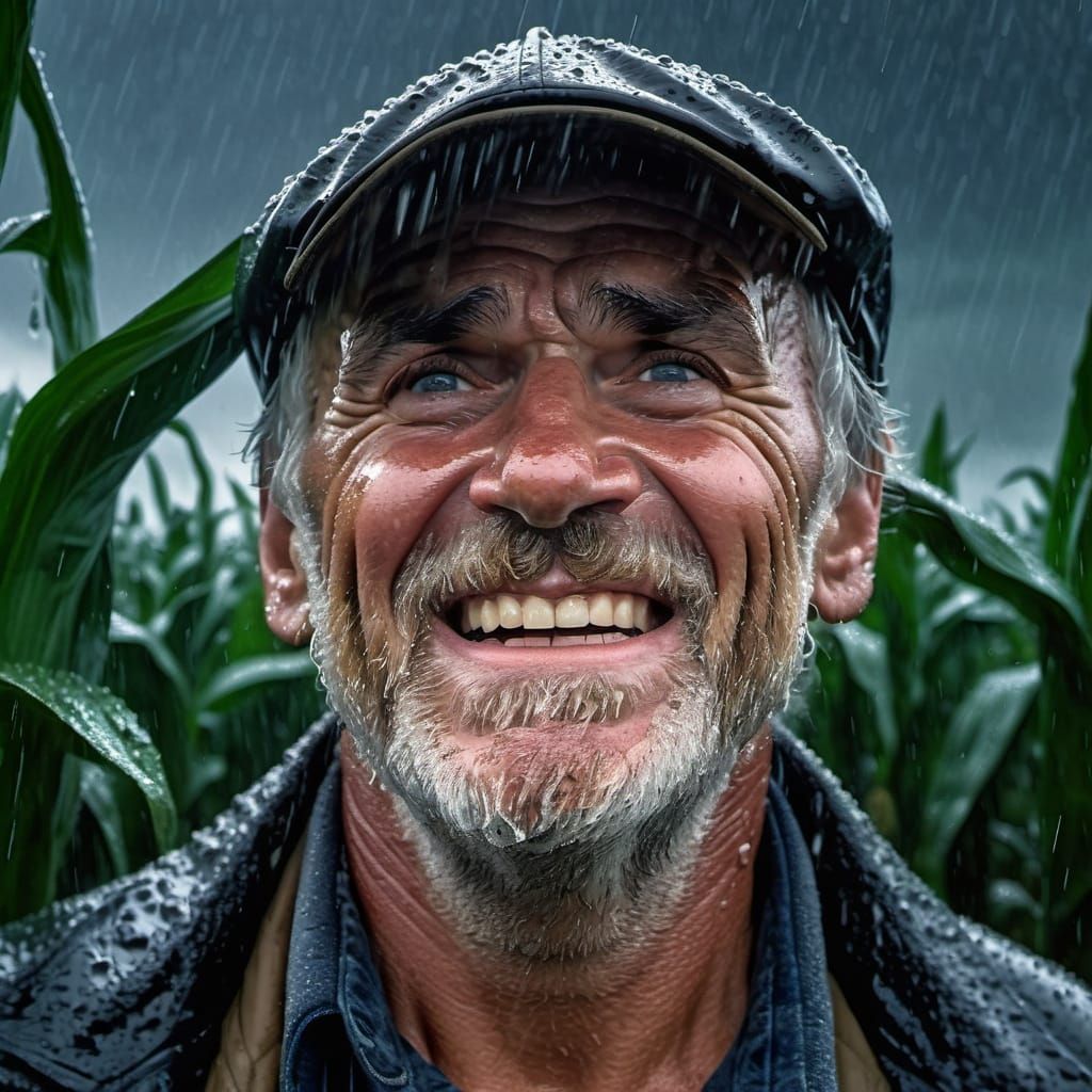 Thankful For The Rain  by @JokeStirrer