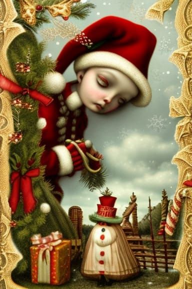 Pilgrims at Christmas