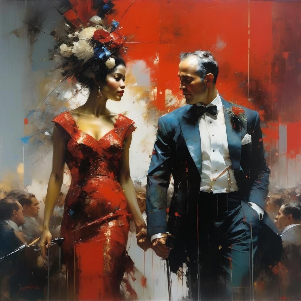 Award winning couple exiting  by @James