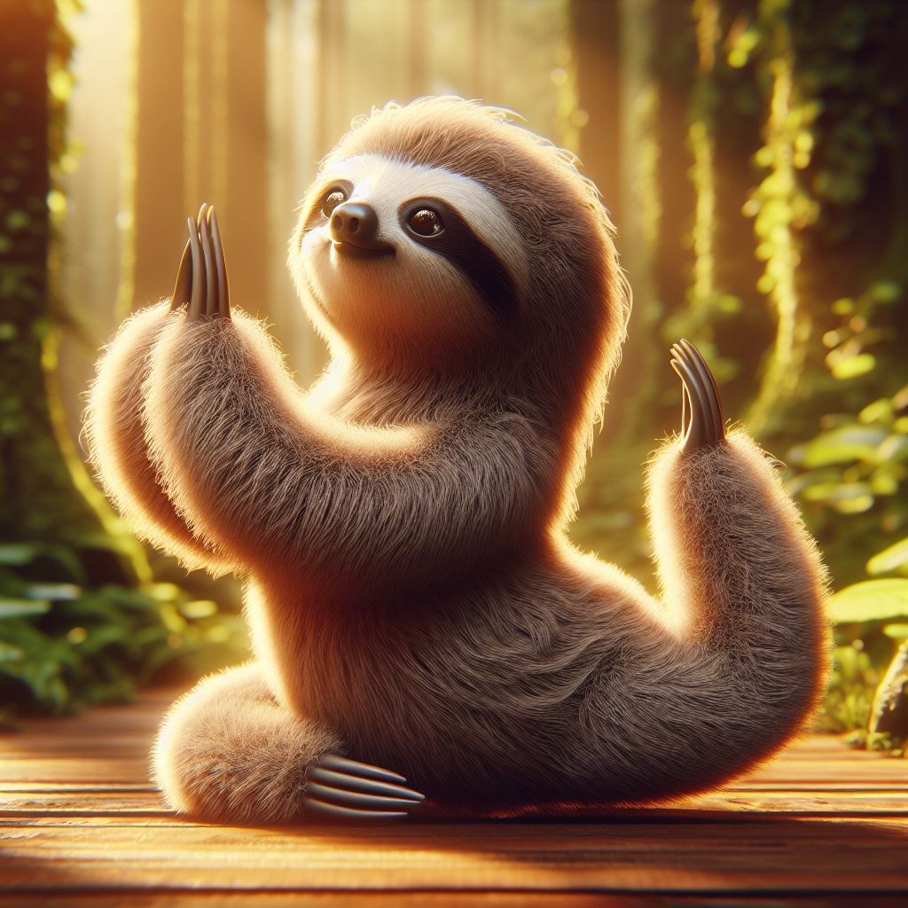 Sloth yoga