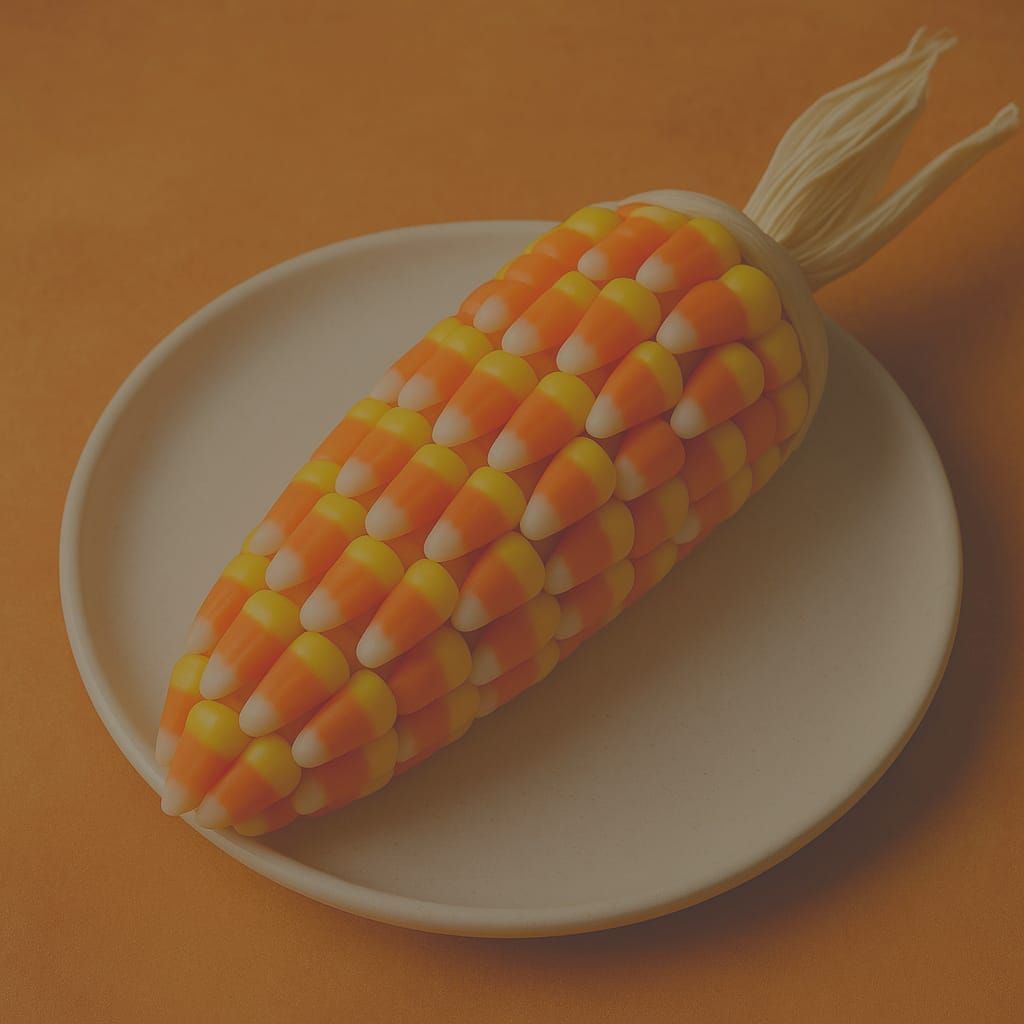 Candy Corn-on-the-cob