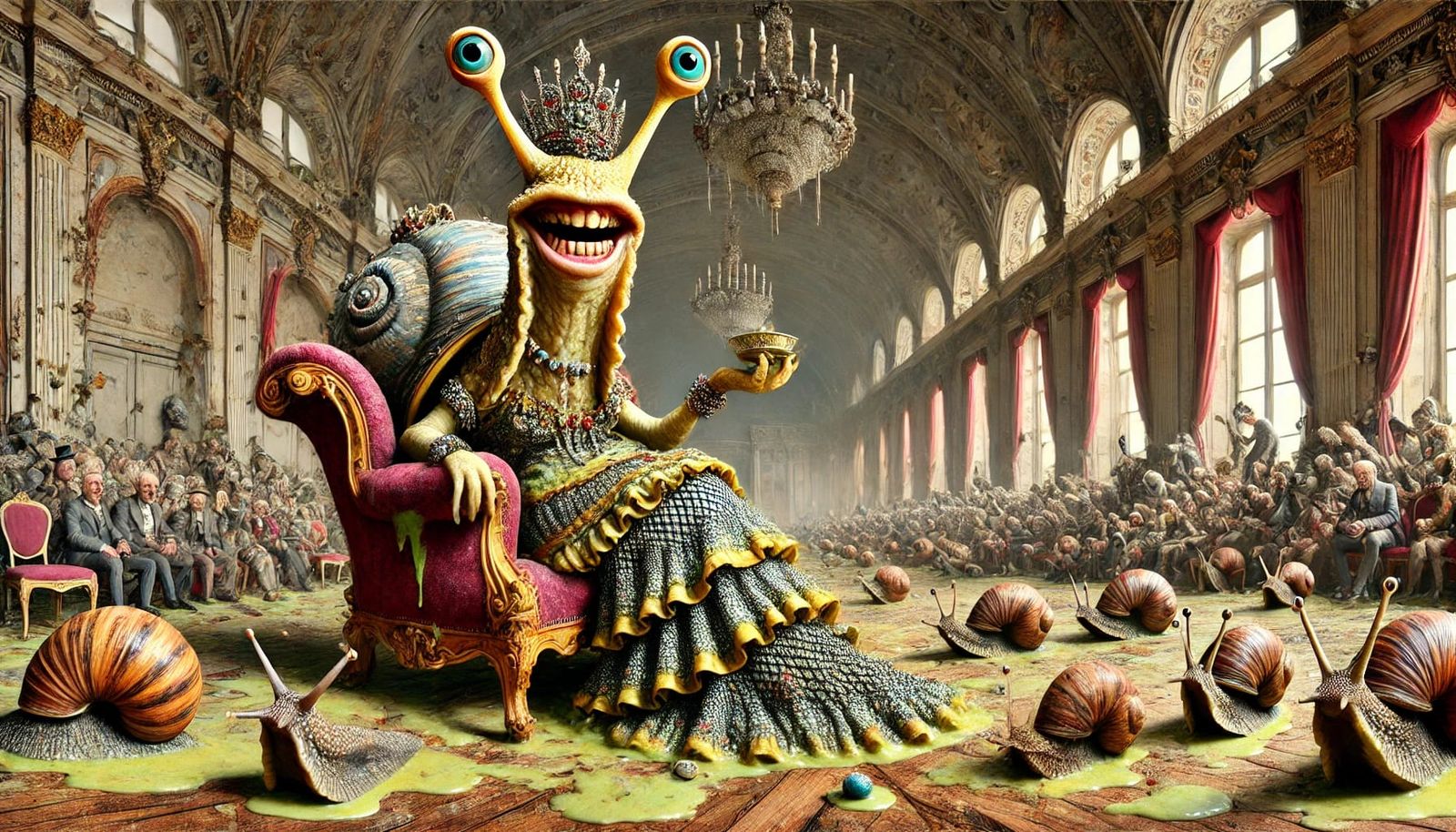 The curious Grand Dame Helix du Pomatia #1