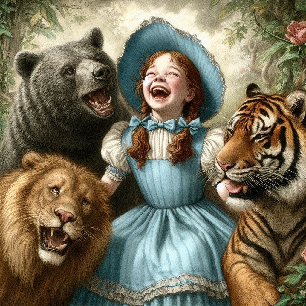 I actually LOVE those lions and tigers and bears!