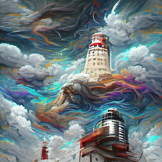 Grand Lighthouse Skyscraper